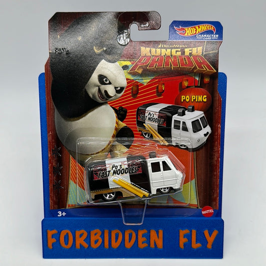 Hot Wheels Character Cars - Kung Fu Panda - Po Ping (2024 Card Art)