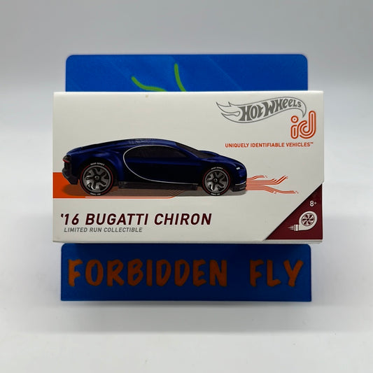 Hot Wheels Boxed Series 2 ID Car - HW Turbo - ‘16 Bugatti Chiron - Blue