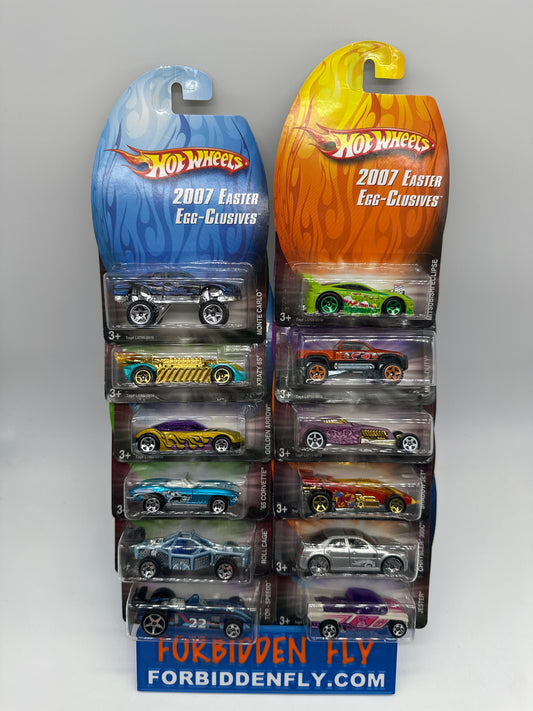 Hot Wheels - 2007 Easter Egg-Clusives Series - Complete Set of 12