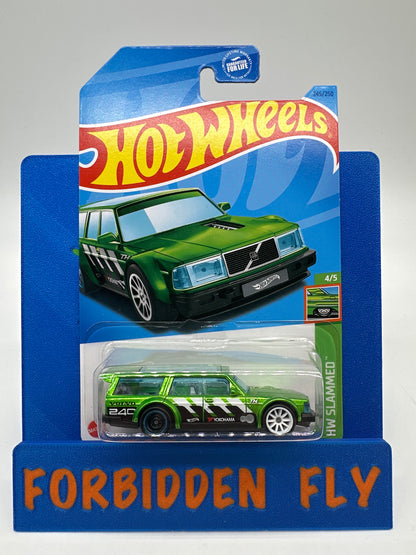 Hot Wheels 2023 Q Case Super Treasure Hunt - Volvo 240 Drift Wagon - Green