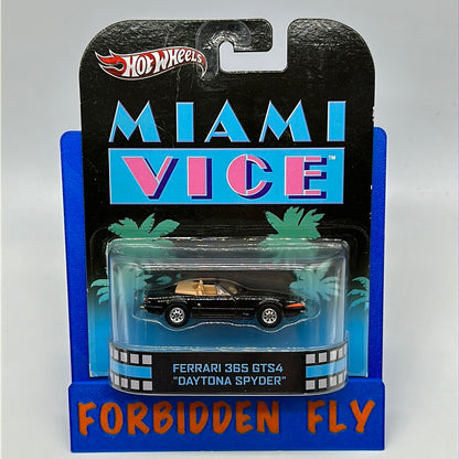 Hot Wheels 2013 Retro Entertainment Premium Single - Miami Vice - Ferrari 365 GTS4 “Daytona Spyder” (Movie Reel Packaging)