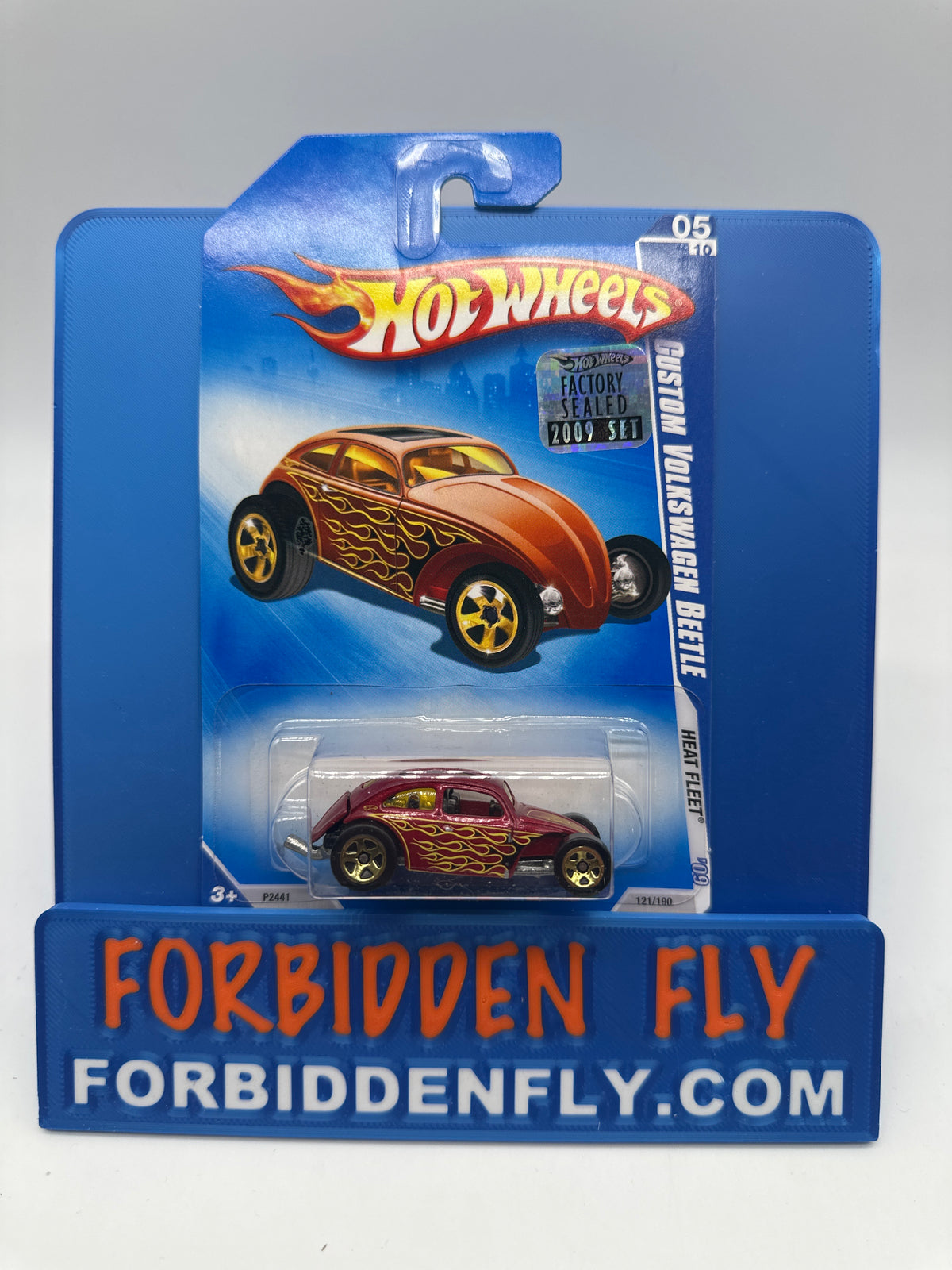 Hot Wheels Mainline - 2009 Factory Stickered - Heat Fleet Series - Custom Volkswagen Beetle - Lot Of 3