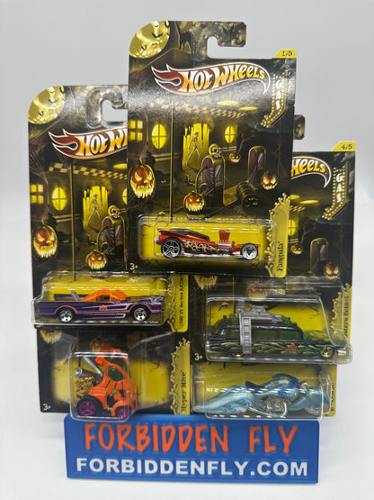 Hot Wheels Mainline - 2012 Halloween Series - Complete Set of 5