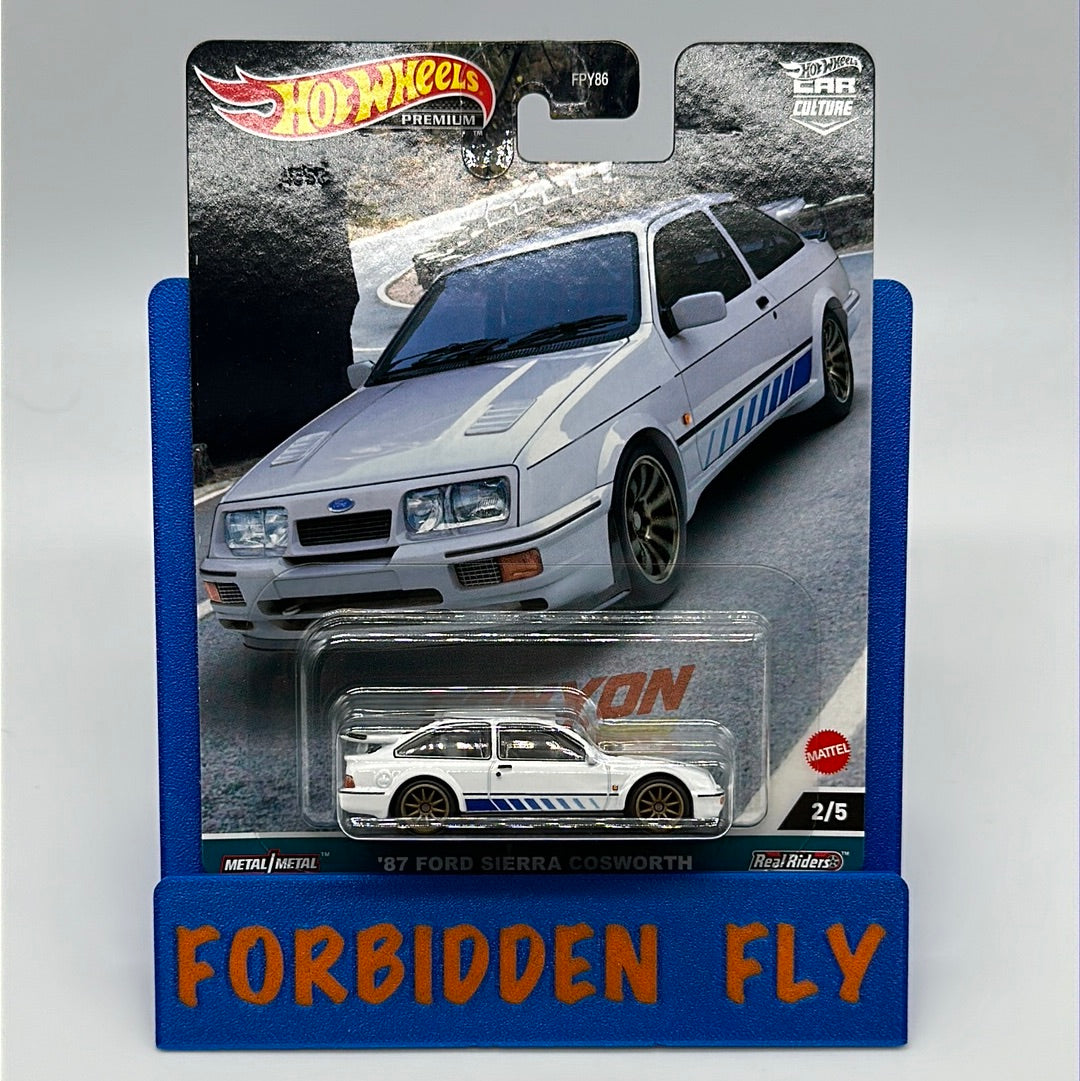 Hot Wheels Car Culture -  2023 Canyon Warriors Series Premium #2/5 - ‘87 Ford Sierra Cosworth