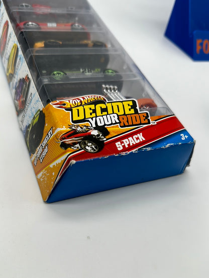 Hot Wheels 5 Pack - 2013 Decide Your Ride w/ Bone Shaker
