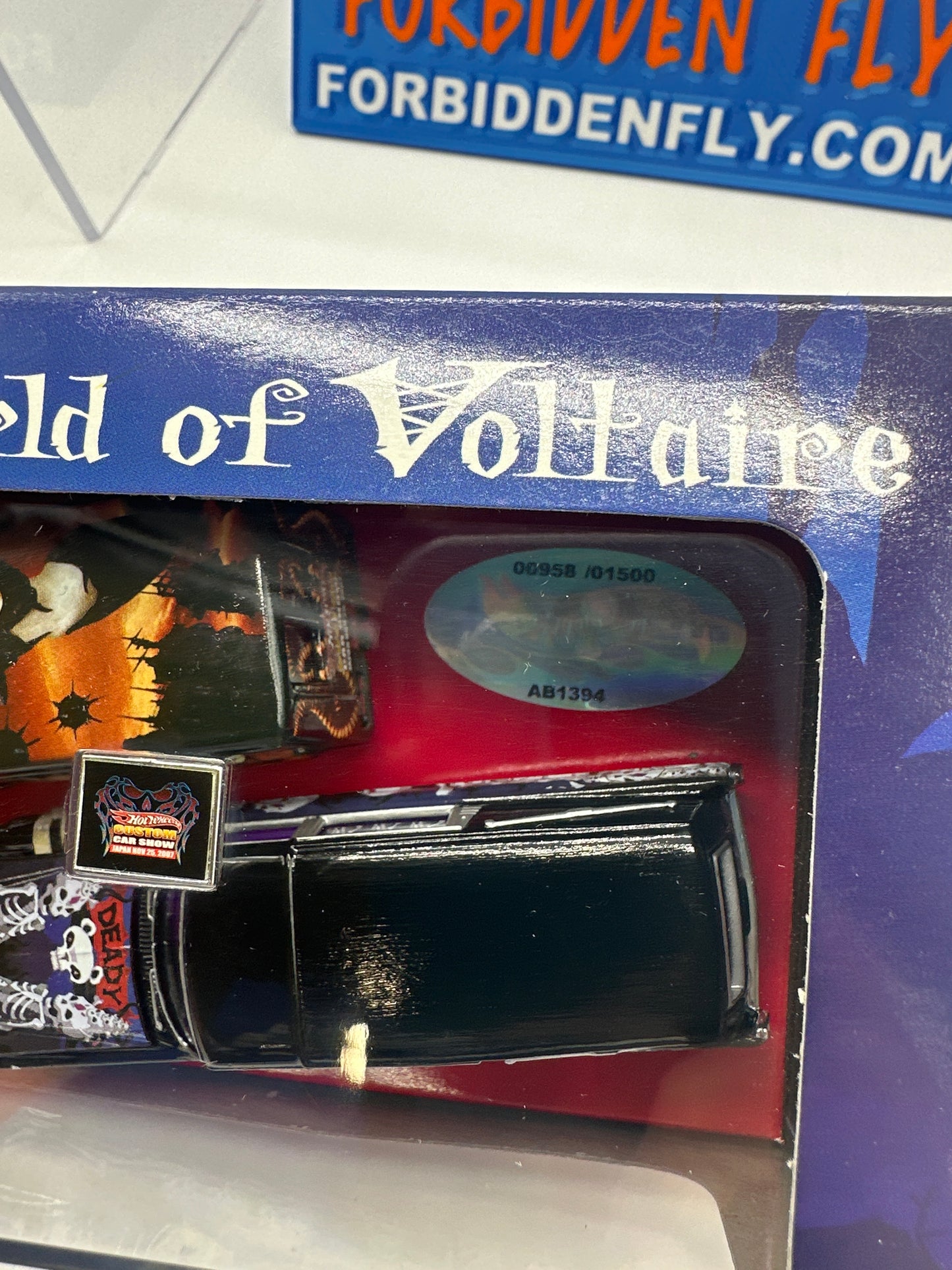 Hot Wheels Collectors - 2007 Custom Car Show Japan Convention Exclusive - The World of Voltaire Dairy Delivery & ‘63 Cadillac Fleetwood Hearse Set