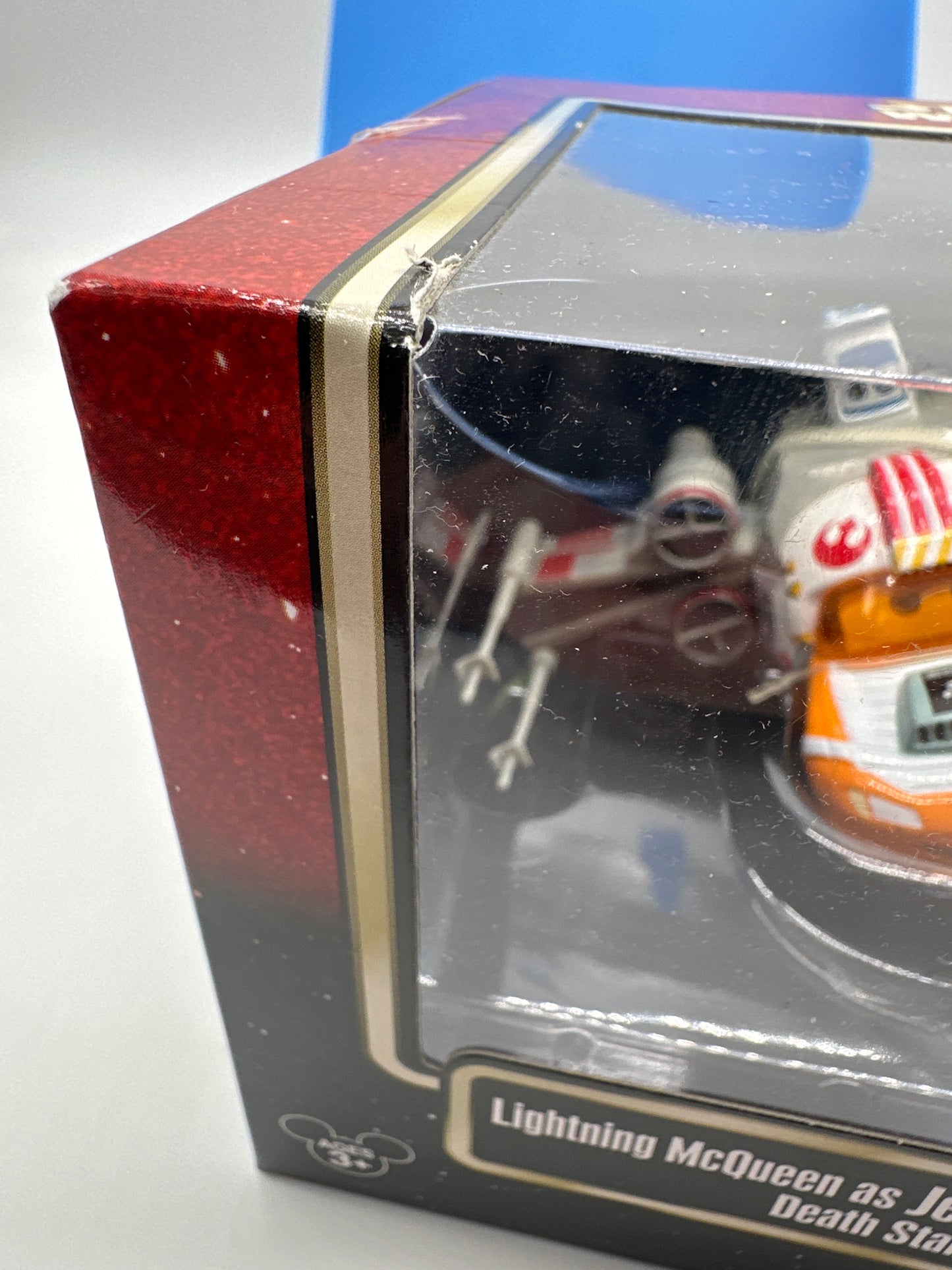 Disney Pixar Cars Movie - Disney Store Parks Exclusive Star Wars Series - Lightning McQueen as Jedi Luke Skywalker (X-Wing) Death Star Battle