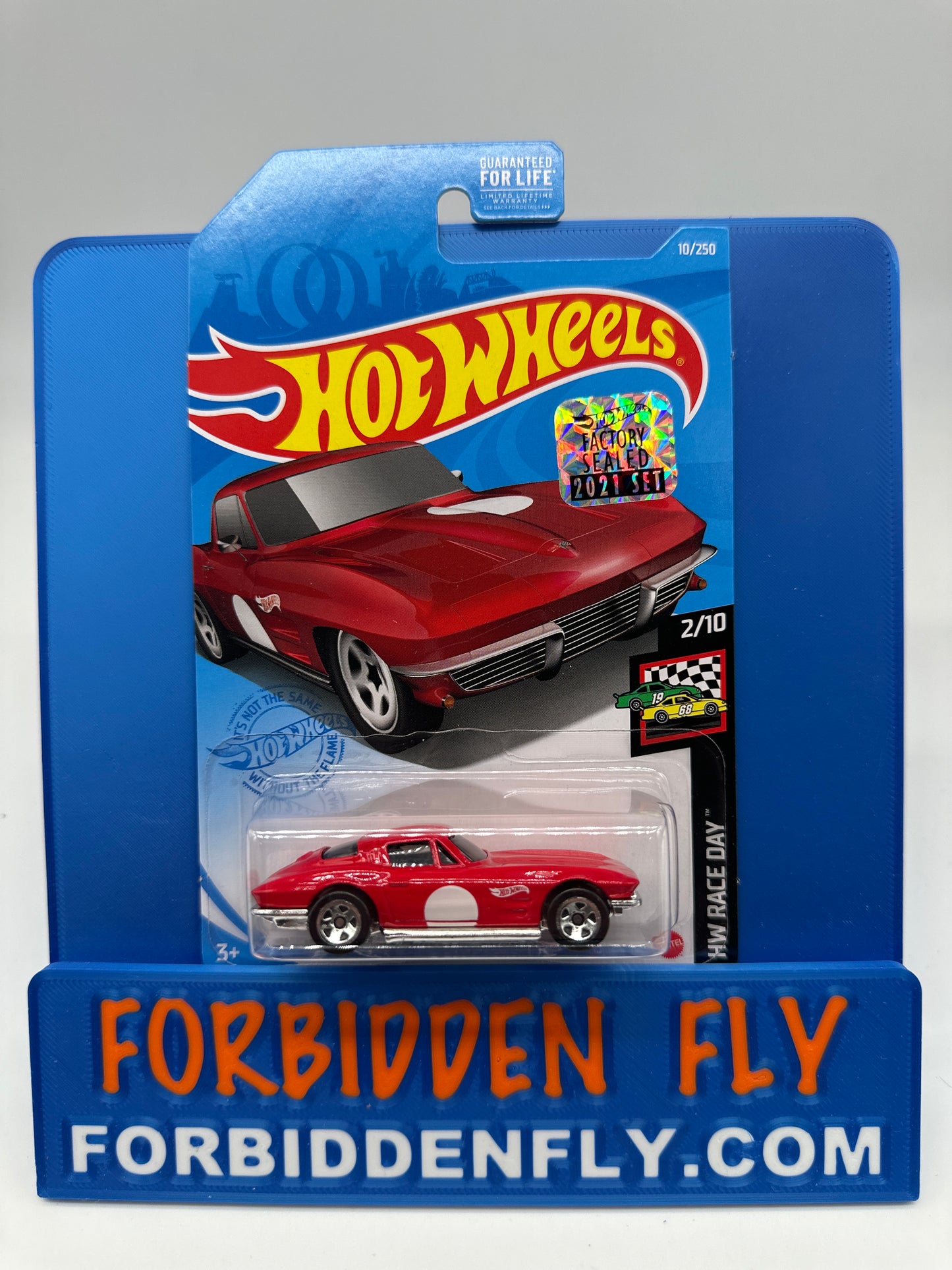 Hot Wheels 2021 Factory Sticker - ‘64 Corvette Sting Ray - Red