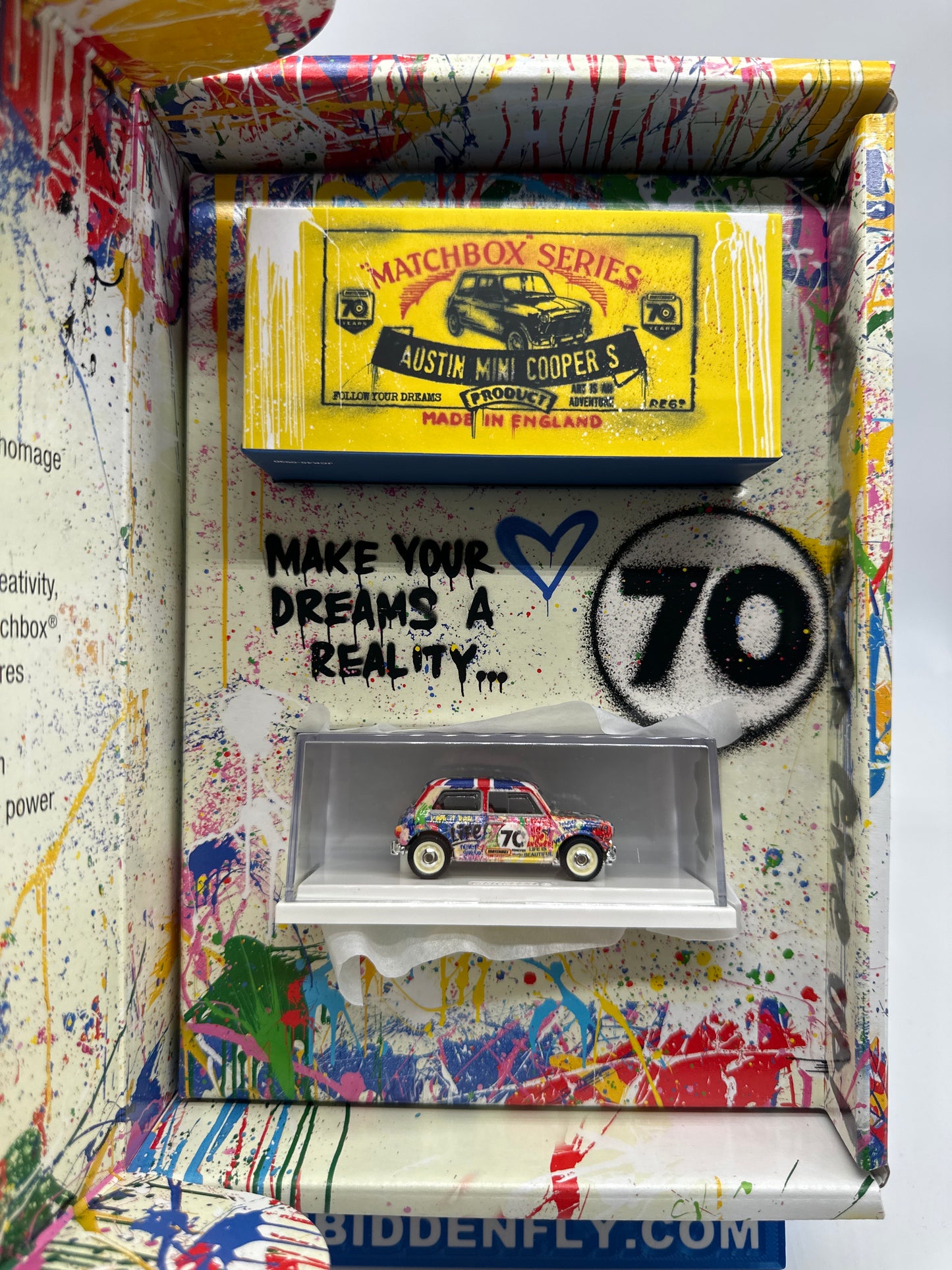 Matchbox Mattel Creations - Mr. Brainwash - 1964 Austin Mini Cooper S