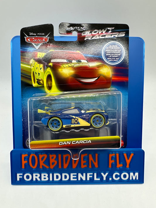 Disney Pixar Cars Movie - Glow Racers Series - #80 Dan Carcia (Gask-its)