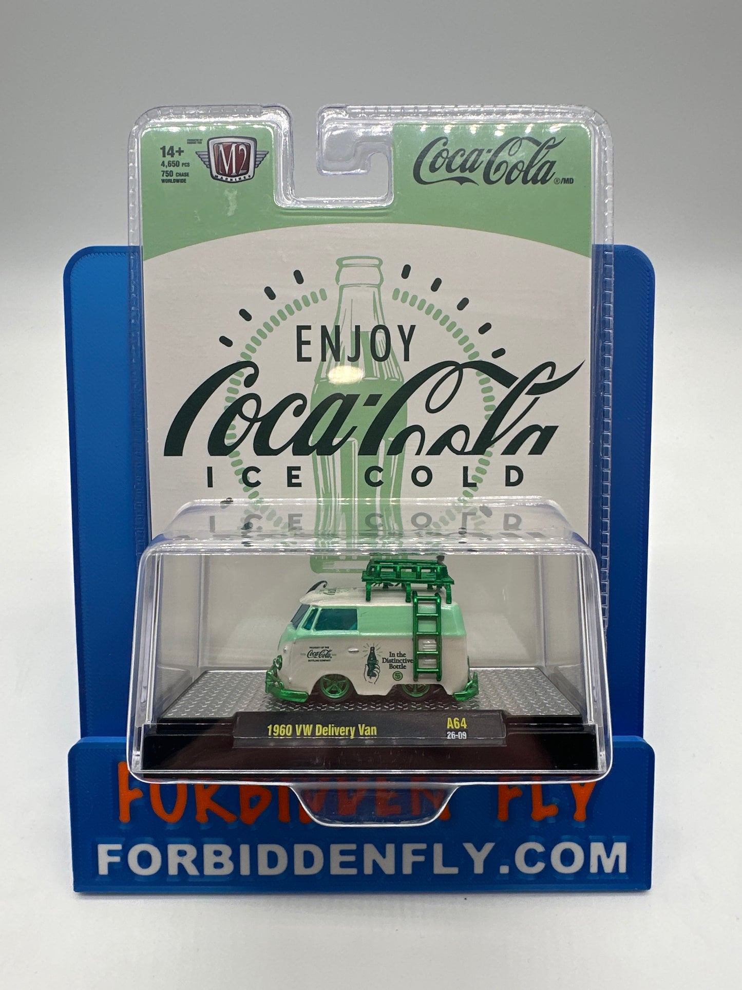 M2 Machines Acrylic Boxed Car - Coca Cola Series A64 - 1960 VW Delivery Van - Chase