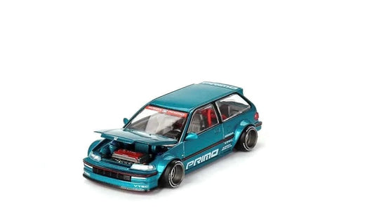 Kaido House (x MiniGT) - Regular Release #126 - Honda Civic (EF) Kaido Works V1 - Tahitian Green