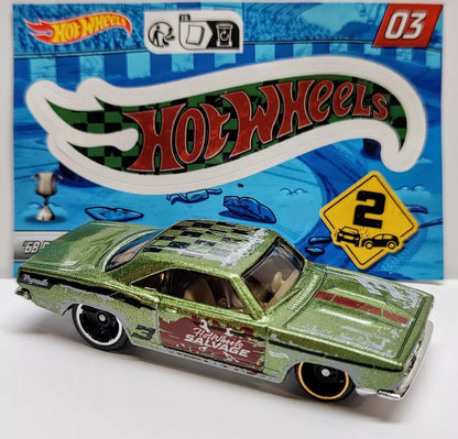 Hot Wheels 2024 Mystery Models Baggie - Series 2 #3 - ‘68 Barracuda - Green