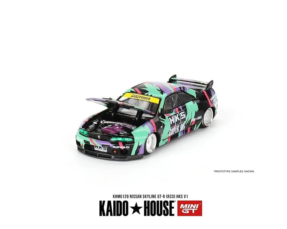 Kaido House (x MiniGT) - Regular #129 - Nissan Skyline GT-R (R33) HKS V1