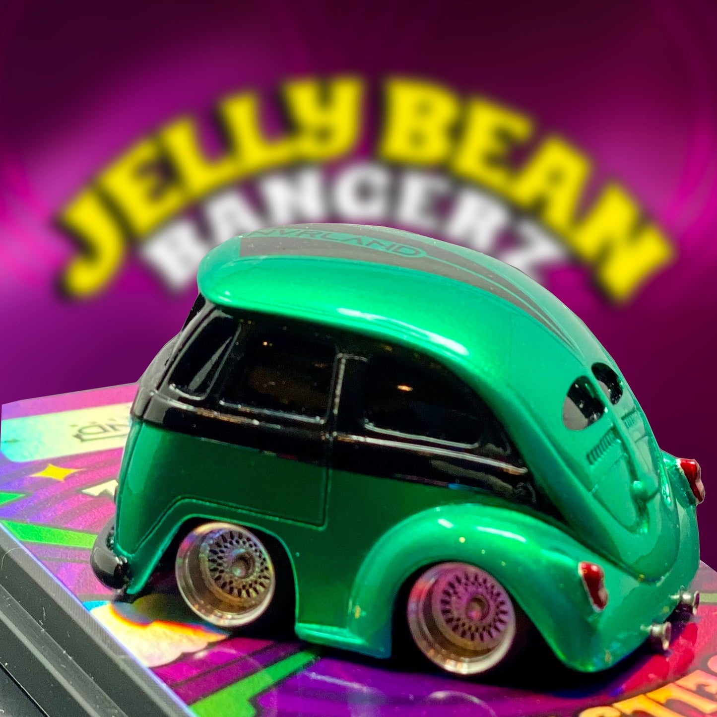 NVRLand Collectibles - Jelly Bean Bangerz Release Car - Green “Booger” Standard Bangerz