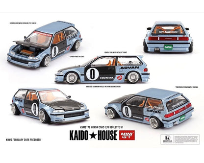 Kaido House (x MiniGT) - Regular #179 - Honda Civic (EF) Kaido Roulette V1