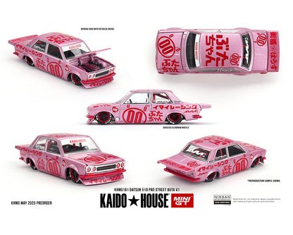 Kaido House (x MiniGT) - Regular #161 - Datsun 510 Pro Street Buta V1