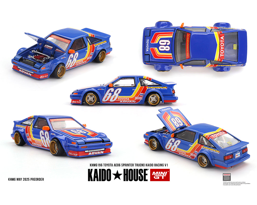 Kaido House (x MiniGT) - Regular #196 - Toyota AE86 Sprinter Trueno Kaido Racing V1