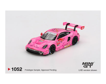 Mini GT Release #1052 - Porsche 911 GT3 R #77 - 2024 IMSA Road America AO Racing