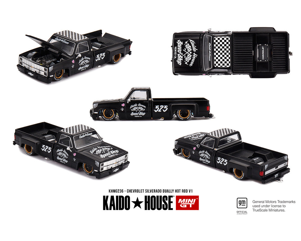 Kaido House (x MiniGT) - Regular #236 - Chevrolet Silverado Dually Hot Rod V1