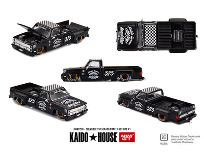 Kaido House (x MiniGT) - Regular #236 - Chevrolet Silverado Dually Hot Rod V1