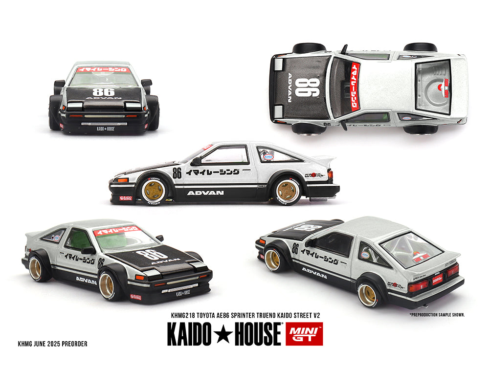 Kaido House (x MiniGT) - Regular #218 - Toyota Sprinter Trueno Kaido Street V2