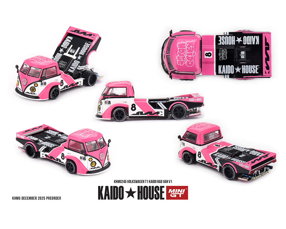 Kaido House (x MiniGT) - Regular #245 - Volkswagen T1 - Kaido Radvan V1
