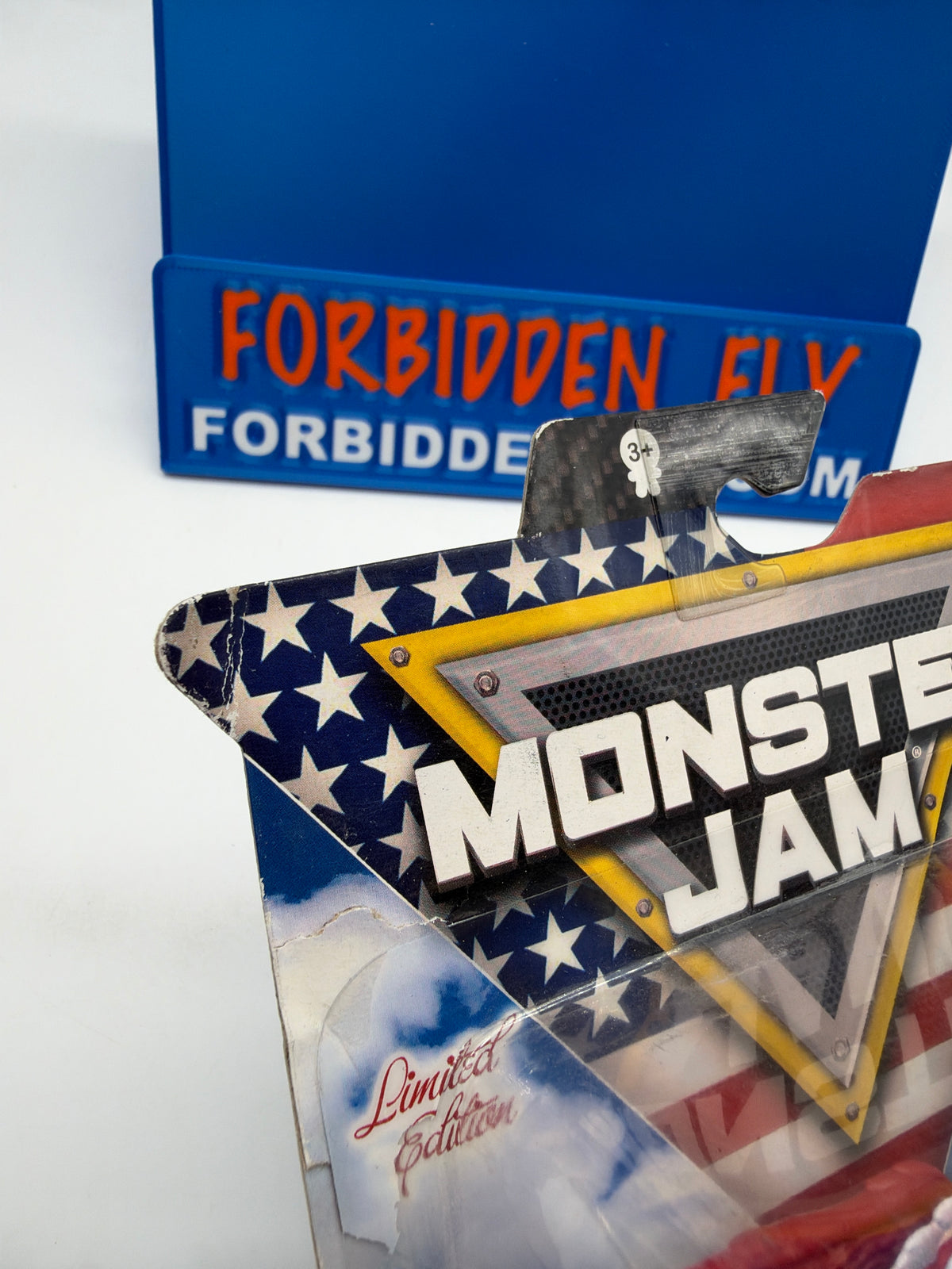 Spinmaster Monster Jam Monster Trucks - Limited Edition (5000 Produced) - Free Bird 4th of July *Bad Card*