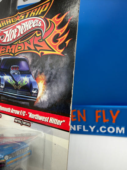 Hot Wheels Vintage Drag Strip Demons Series - #10/25 - ‘77 Plymouth Arrow F/C - “Northwest Hitter”