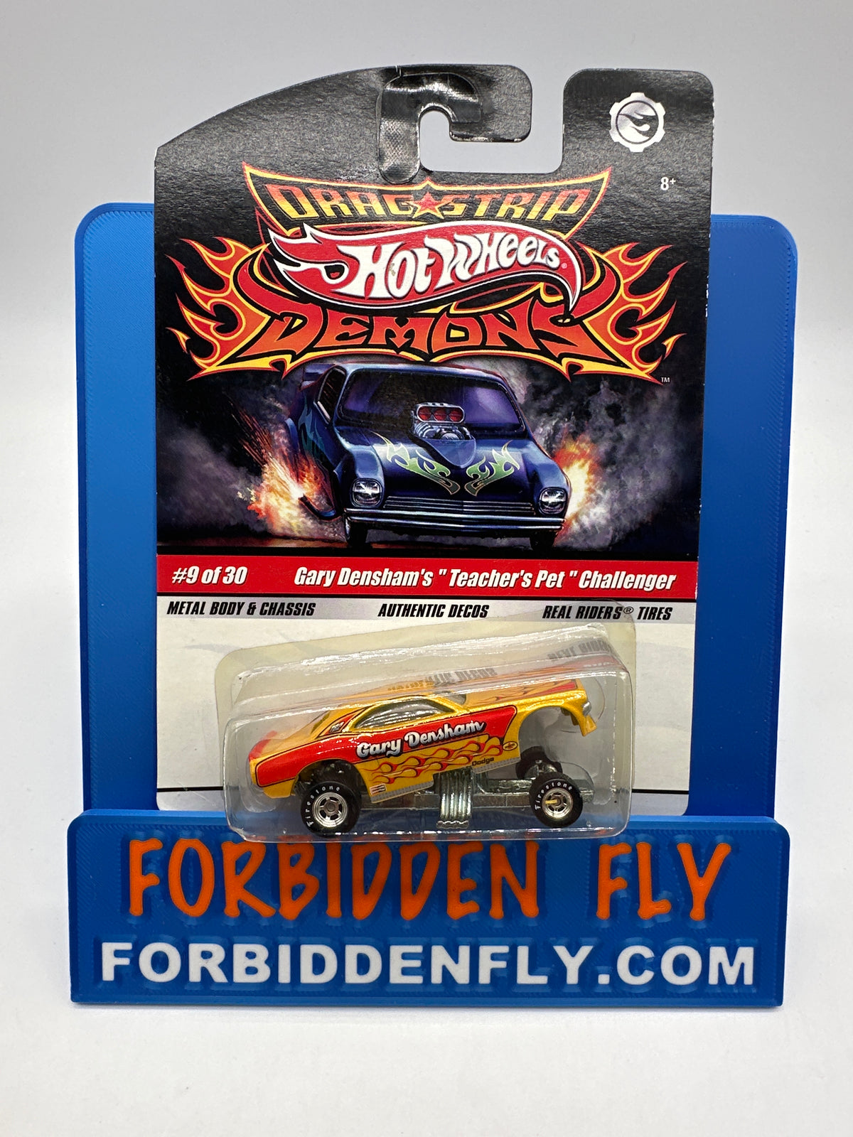 Hot Wheels Vintage Drag Strip Demons Series - #9/30 - Gary Densham’s Teachers Pet Challenger