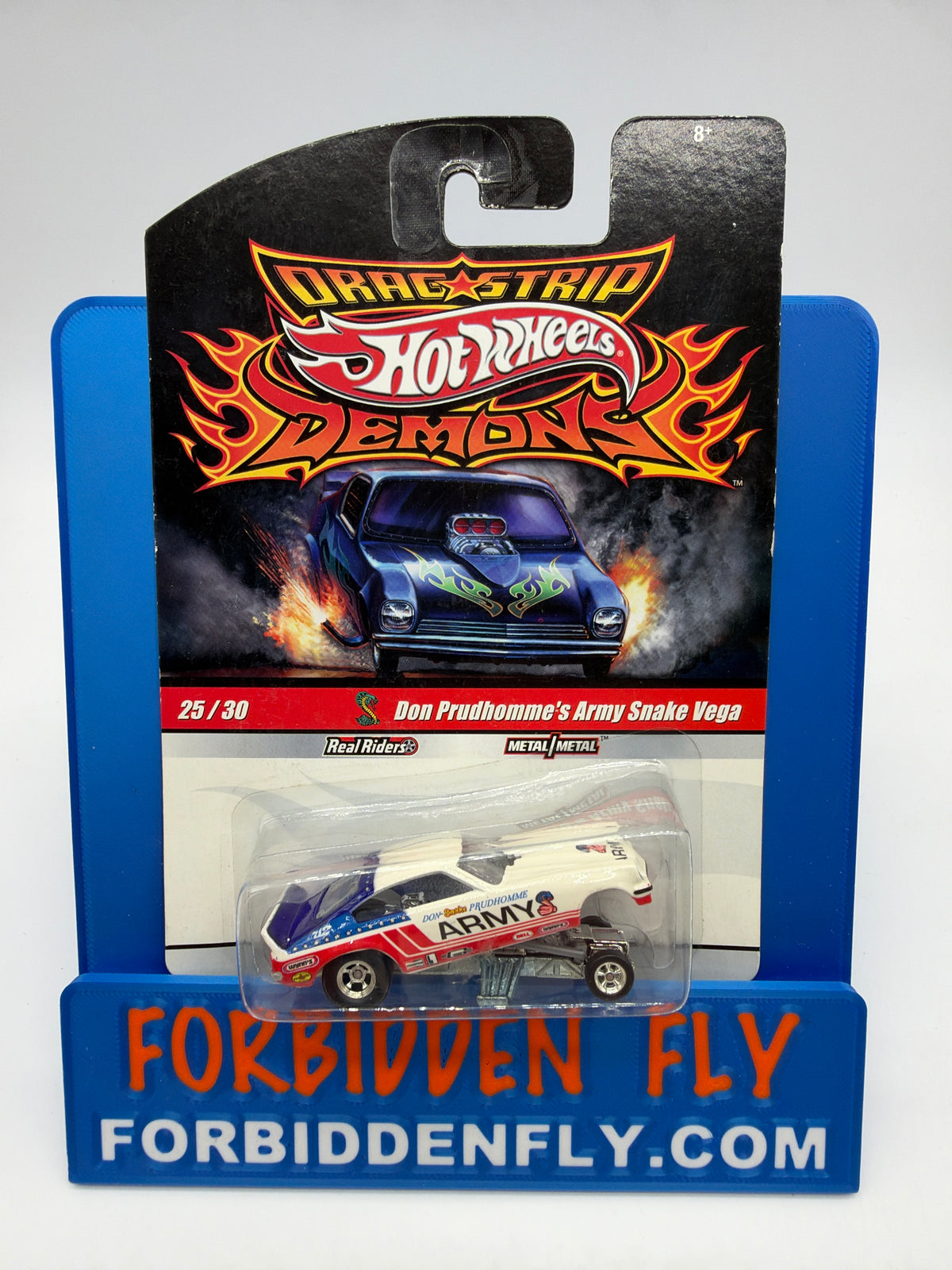 Hot Wheels Vintage Drag Strip Demons Series - #25/30 - Don Prudhomme’s Army Snake Vega