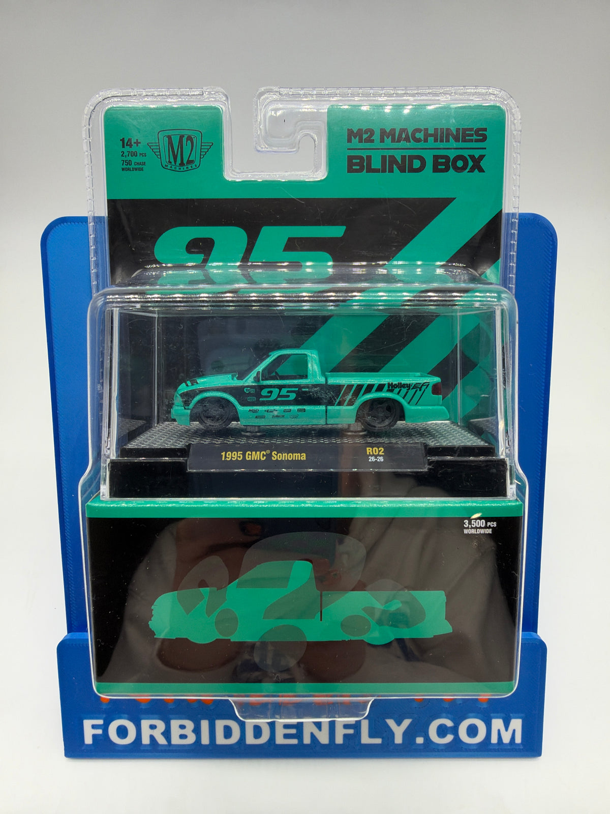 M2 Machines Acrylic Boxed Car - Blind Box Series R02 - 1995 GMC Sonoma
