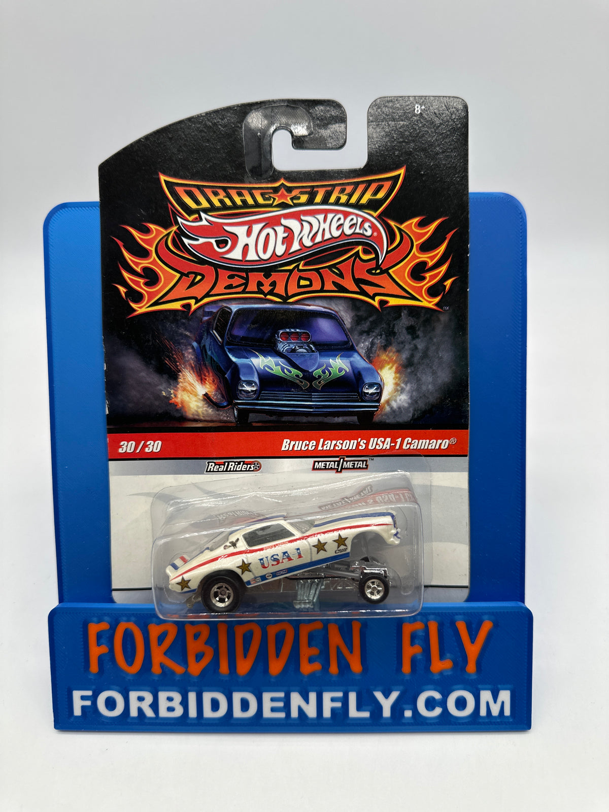Hot Wheels Vintage Drag Strip Demons Series - #30/30 - Bruce Lardon’s USA-1 Camaro - USA-1