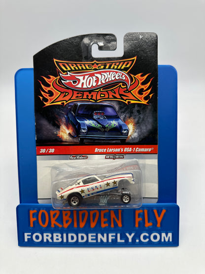 Hot Wheels Vintage Drag Strip Demons Series - #30/30 - Bruce Lardon’s USA-1 Camaro - USA-1