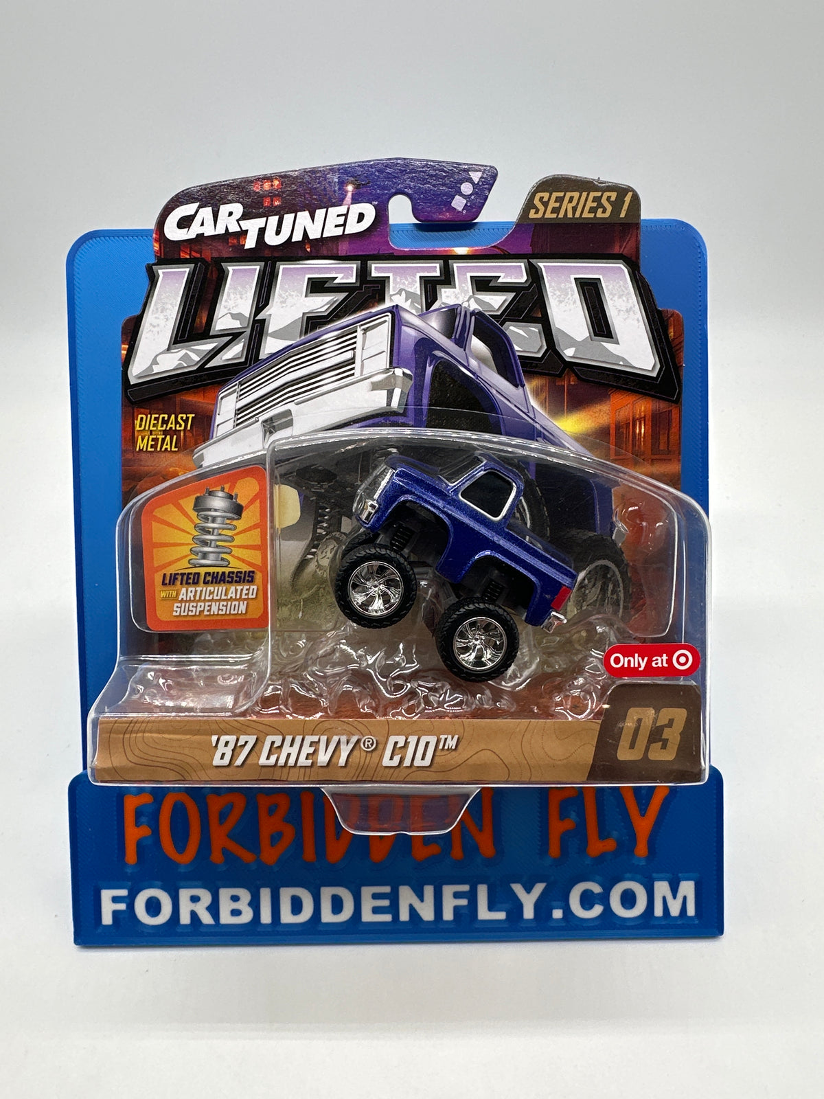 CarTuned - Target Exclusive - Lifted Series 1 - #03 - Blue ‘87 Chevy C10