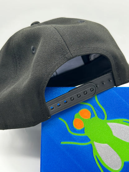 NVRLand Drip - Black “Murdered Out” Crash Test Gummy Chase Hat