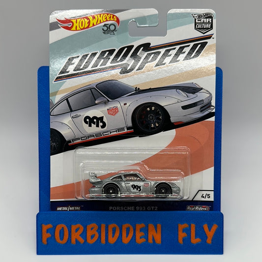 Hot Wheels Car Culture Premium - Euro Speed Series Single - #4/5 - Porsche 993 GT2