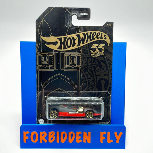 Hot Wheels Mainline - 2023 55th Anniversary - Wave 2 - Black & Gold - Twin Mill
