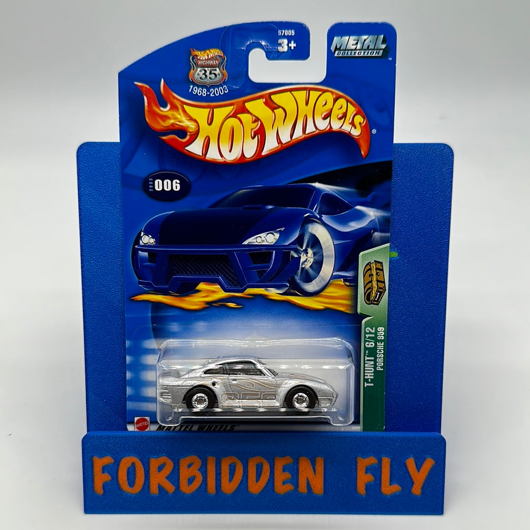 Hot Wheels Regular Treasure Hunt - 2003 (#6/12) - Porsche 959
