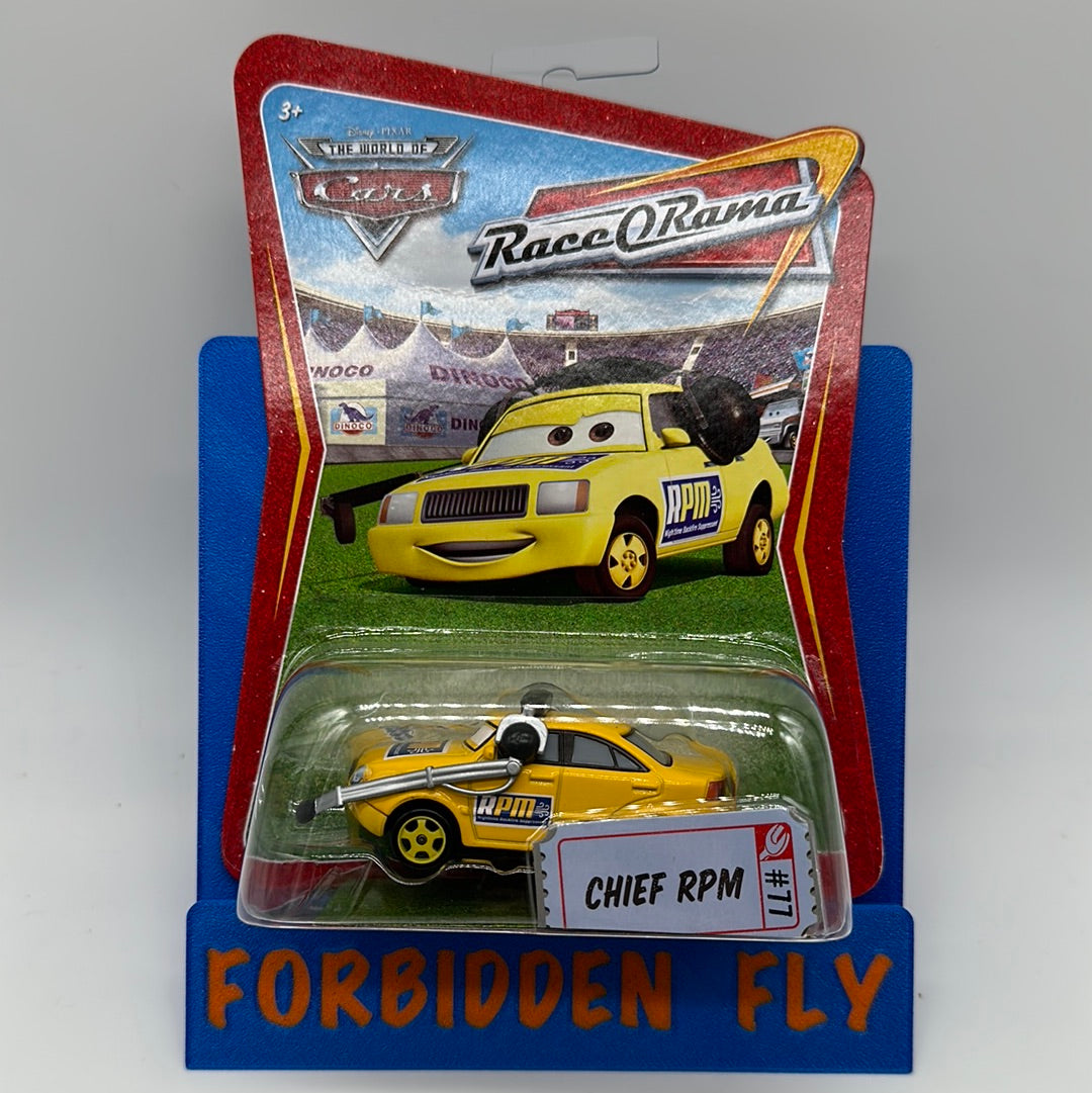 Cars Rpm Crew Cheief Disney Pixar Cars Movie - Race O Rama - Chief RPM (with Headset ...
