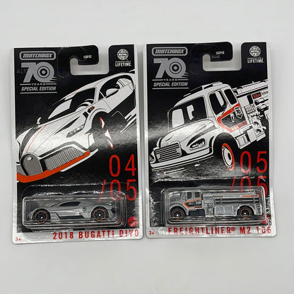 Matchbox - 2023  Matchbox 70 Years Special Edition Series - Wal Mart Exclusive Complete Set of 5