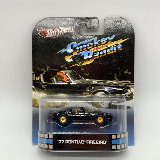 Hot Wheels Retro Entertainment Premium - Smokey and the Bandit ‘77 Pontiac Firebird (Movie Reel Packaging)