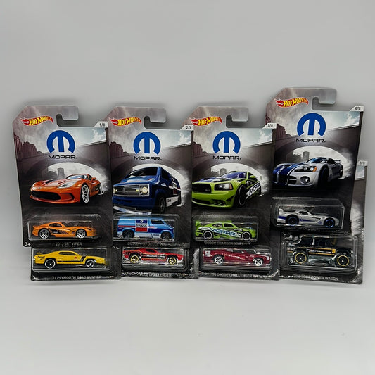 Hot Wheels - Walmart Exclusive - 2017 Mopar Series Complete Set of 8