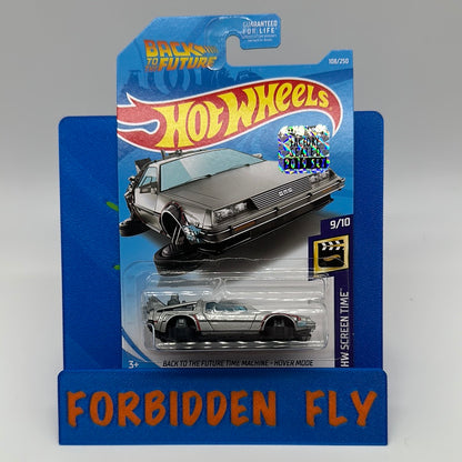 Hot Wheels Mainline - Factory Stickered 2019 E Case - Back to the Future Time Machine - Hover Mode