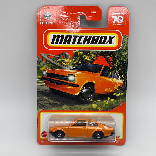 Matchbox - 2023 Mainline - 1975 Opel Kadett - Orange - # 73/100