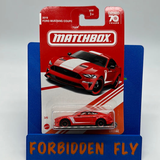 Matchbox - 2023 Target Exclusive Red Edition - 2019 Ford Mustang Coupe - Red - # 3/6
