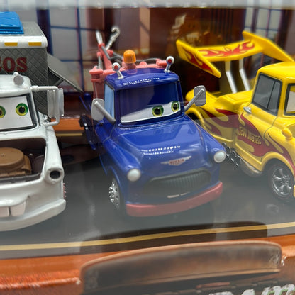 Disney Pixar Cars Movie - Disney Store Parks Exclusive - Mater-Rama Diecast (Three) 3 Pack - Taco Mater, Ivan, Drag Mater