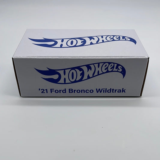 Hot Wheels RLC Red Line Club - 2022 Release - 2021 Ford Bronco Wildtrak - Teal Blue