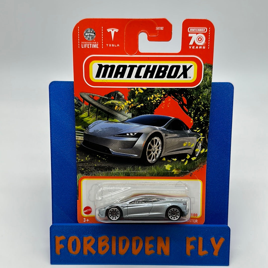 Matchbox - 2023 Mainline #91/100 - Tesla Roadster - Silver