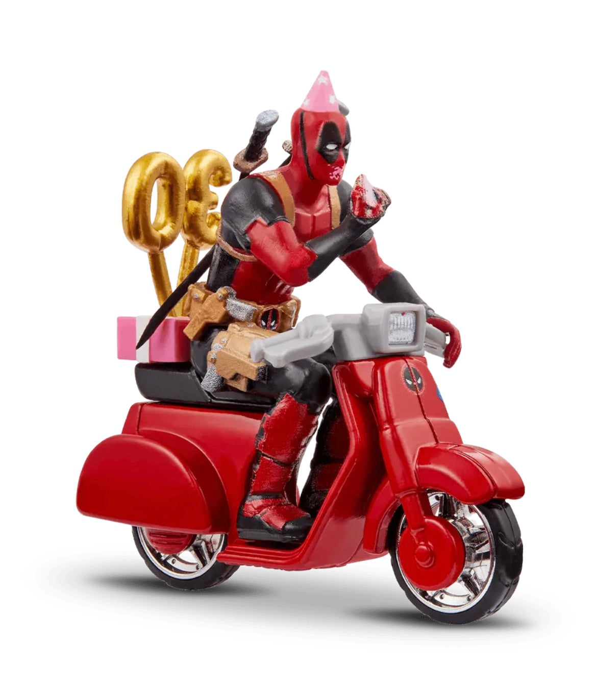 Hot Wheels Premium - SDCC 2021 Exclusive - Marvel Deadpool On Scooter